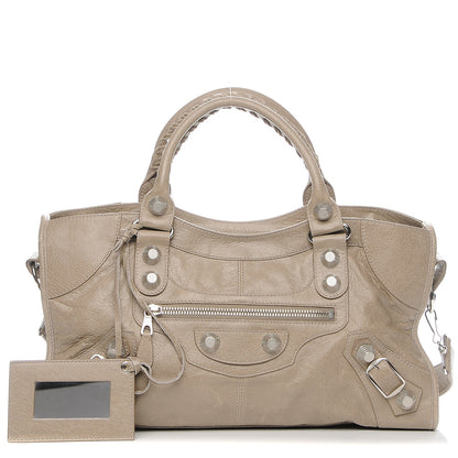 Balenciaga Agneau Giant 21 Silver Hardware Part Time Papyrus 1 of 7