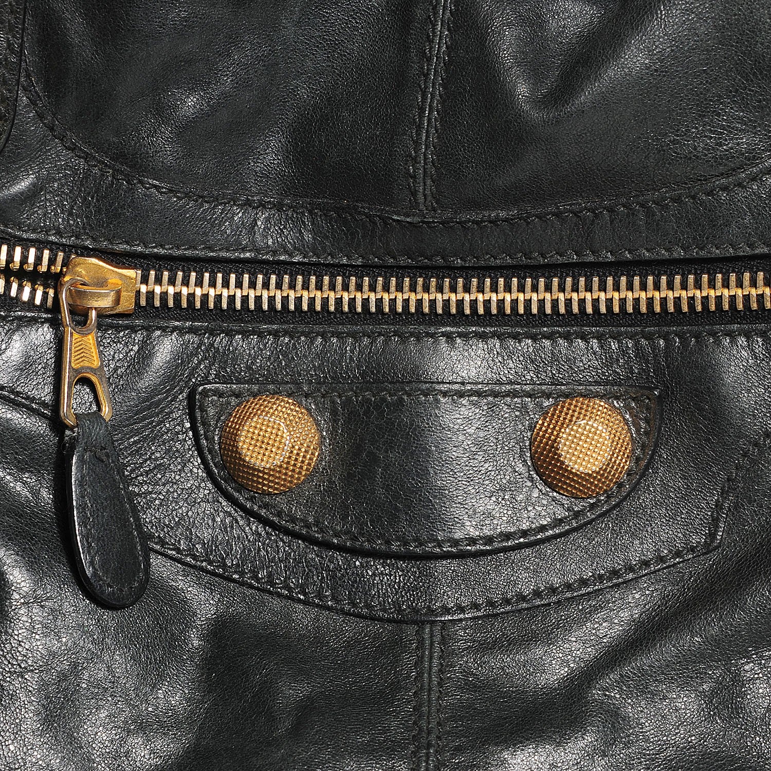 Balenciaga Chevre Giant 21 Gold Hardware Work Dark Night 13 of 14