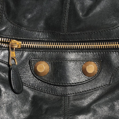 Balenciaga Chevre Giant 21 Gold Hardware Work Dark Night 13 of 14