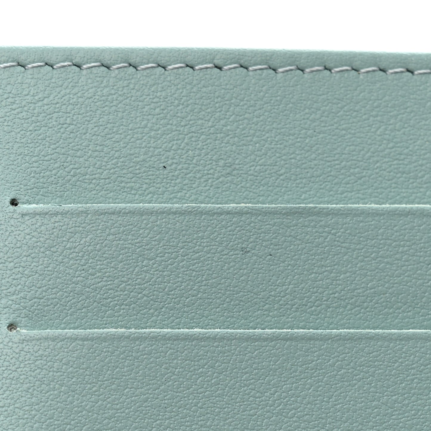 Caviar Quilted Passport Holder Light Blue