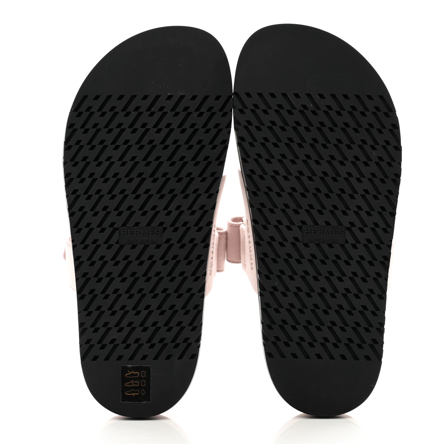 Hermes Suede Goatskin Womens Chypre Sandals 36 Rose Porcelaine 5 of 9