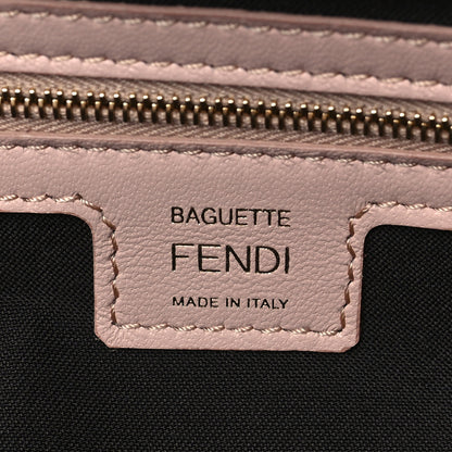 Fendi Nappa FF 1974 Embossed Baguette Rosa Quarzo 6 of 7