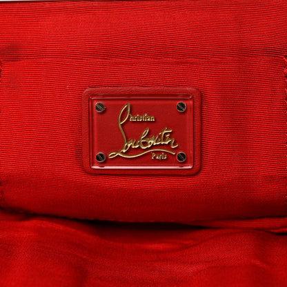 Christian Louboutin Calfskin Studded Clutch Black 5 of 8