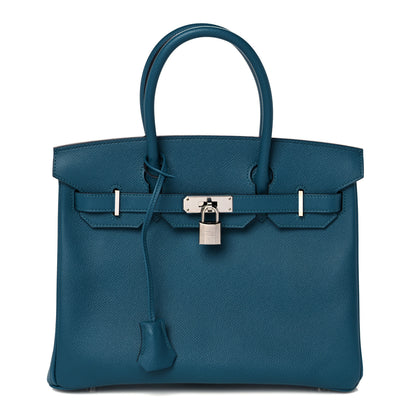 Hermes Epsom Birkin 30 Vert Bosphore 1 of 36