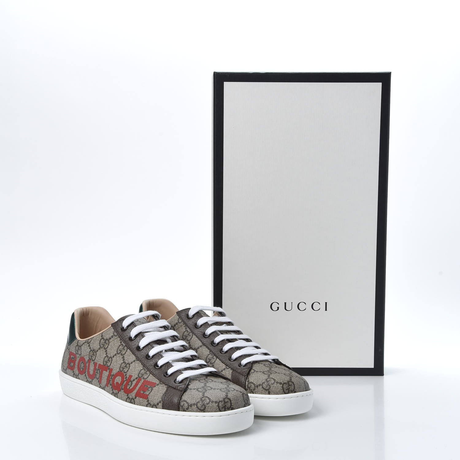 Gucci GG Supreme Monogram Boutique Mens Ace Sneakers 8 10 of 10