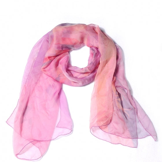Hermes Silk Mousseline Galop Chromatique 140 Scarf 3 of 4