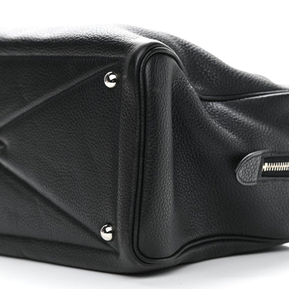 Hermes Taurillon Clemence Victoria II 35 Black 9 of 10