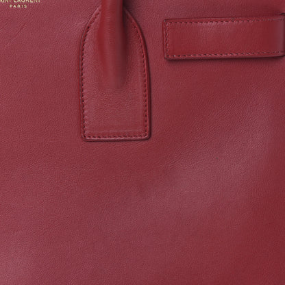 Saint Laurent Calfskin Small Sac De Jour Oxblood 9 of 10