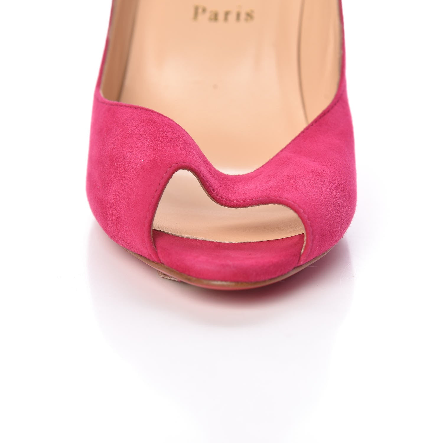 Christian Louboutin Veau Velours You You 85 Pumps 39 Dark Pink 9 of 12