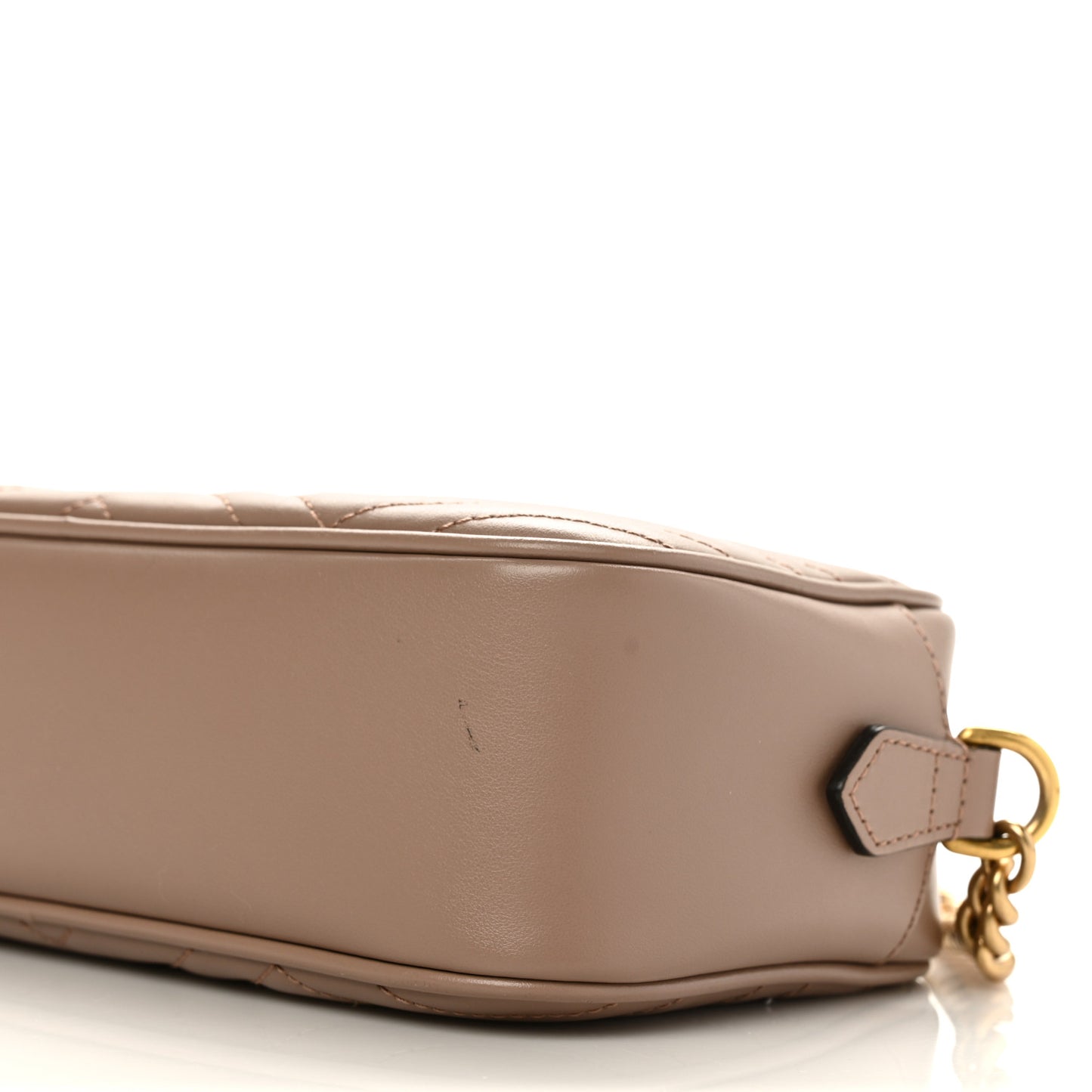 Calfskin Matelasse Small GG Marmont Chain Shoulder Bag Porcelain Rose