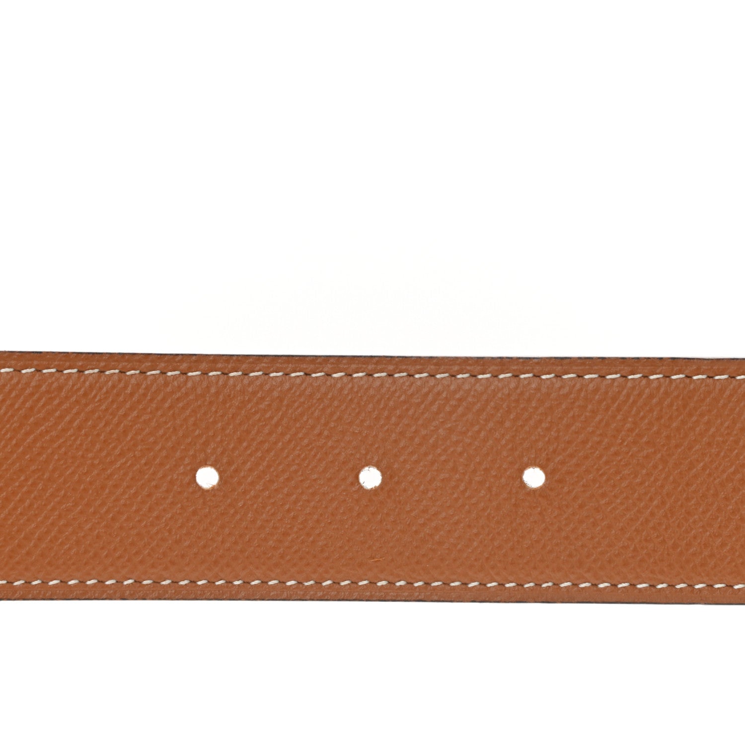Hermes Epsom 38mm Constance H Belt 80 Etoupe Gold 5 of 6