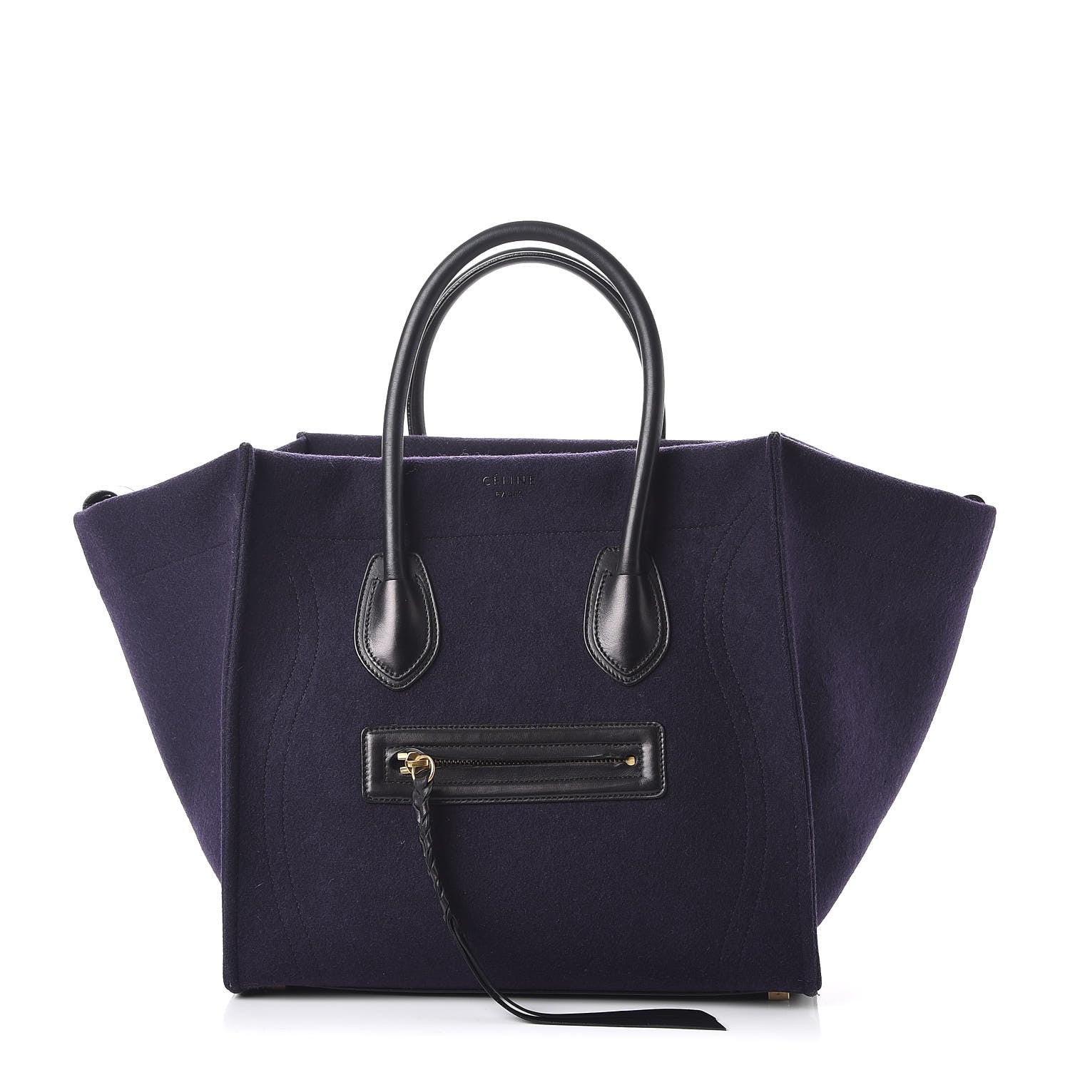 Celine Felt Medium Phantom Luggage Navy 1 of 8