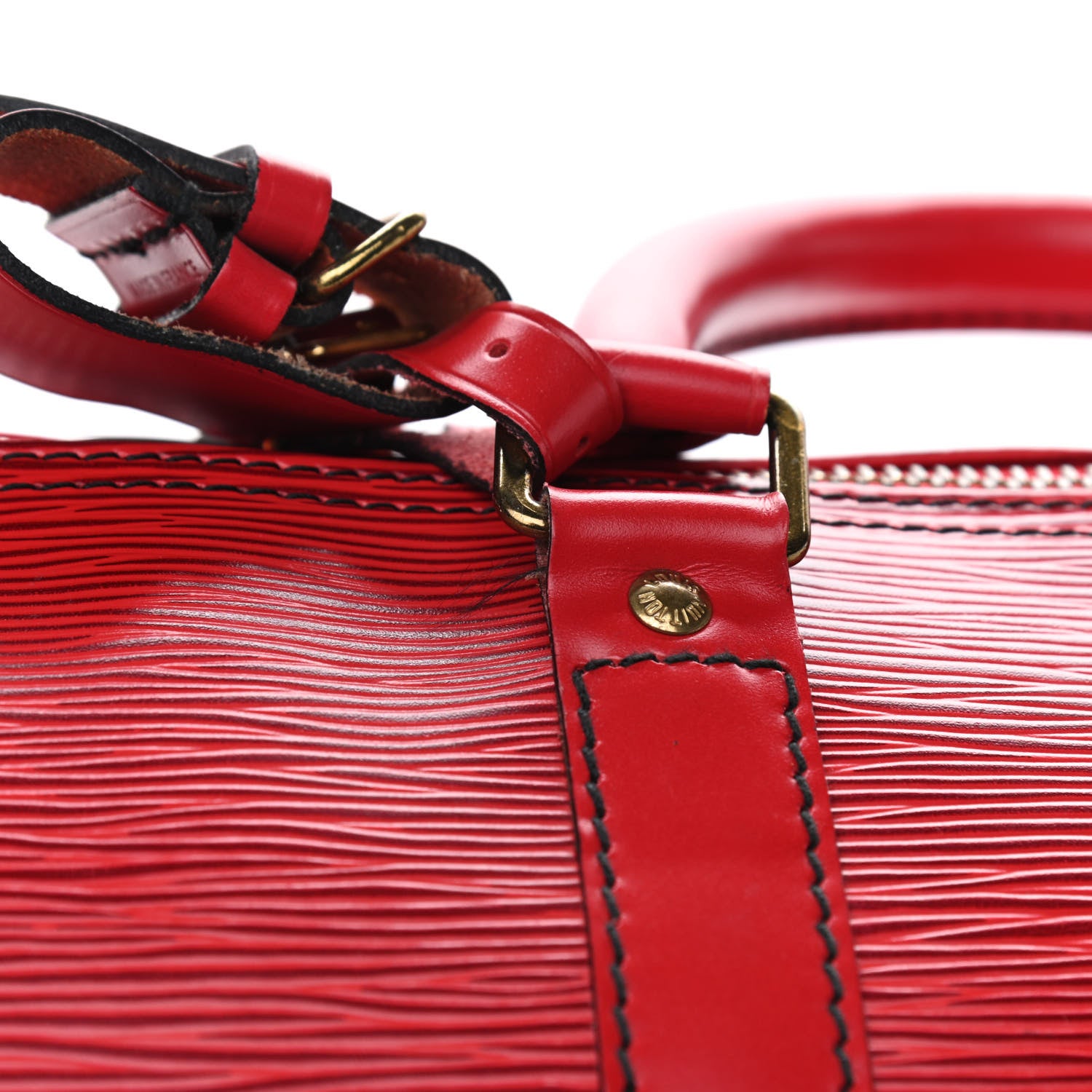 Louis Vuitton Epi Keepall 45 Castillan Red 12 of 12