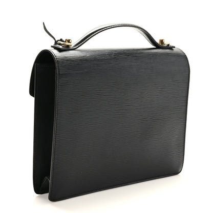 Louis Vuitton Epi Monceau Black 3 of 8