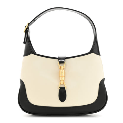 Gucci Boarded Dyana Lux Calfskin Bi-Color Small Jackie 1961 Hobo Mystic White Black 1 of 11