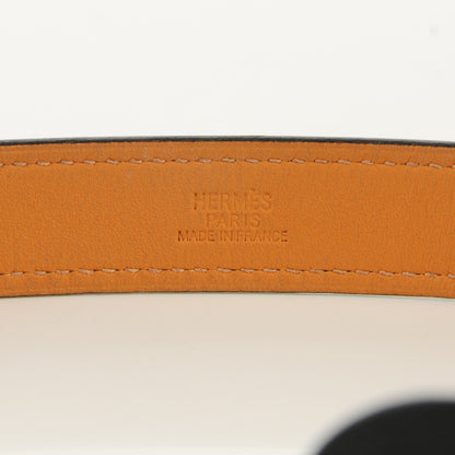 Hermes Hunter Cowhide Etriviere Double Tour Bracelet L Black 5 of 9