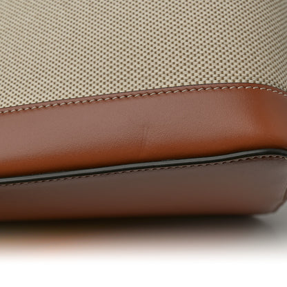Celine Grained Calfskin Medium Cabas De France Natural Tan 11 of 12