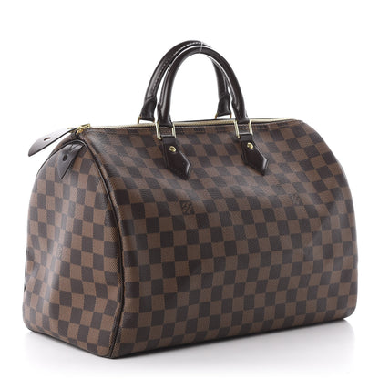 Louis Vuitton Damier Ebene Speedy 35 3 of 8