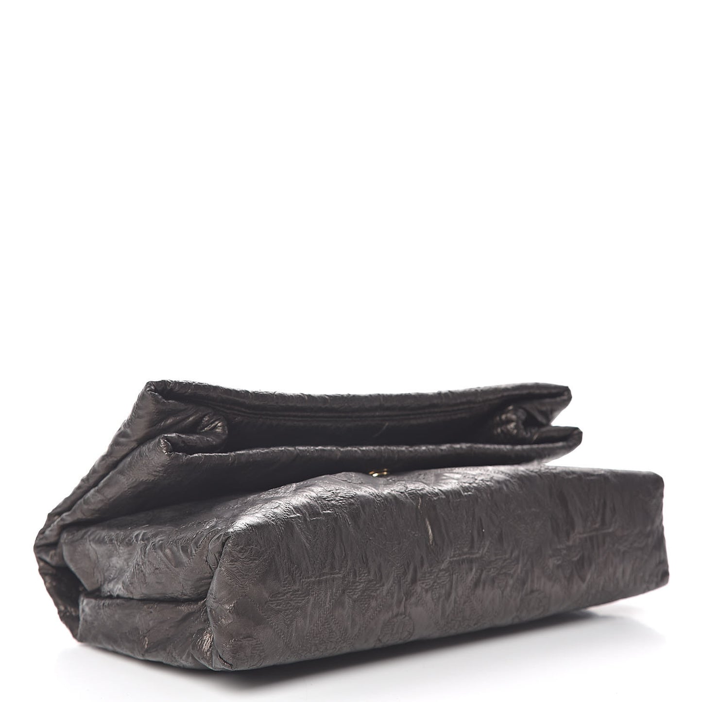 Jacquard Quilted Monogram Limelight Clutch PM Black