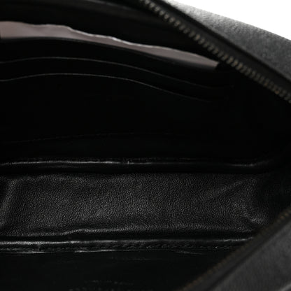 Saint Laurent Grain De Poudre Matelasse Monochrome Monogram Mini Lou Camera Bag Black 5 of 10