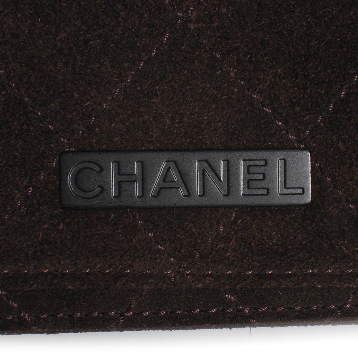 Suede Flap Bag Brown
