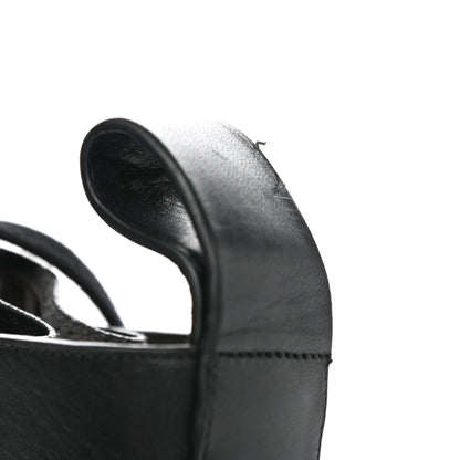 Bottega Veneta Calfskin The Lug Lace Up Ankle Boots 38.5 Black 10 of 10