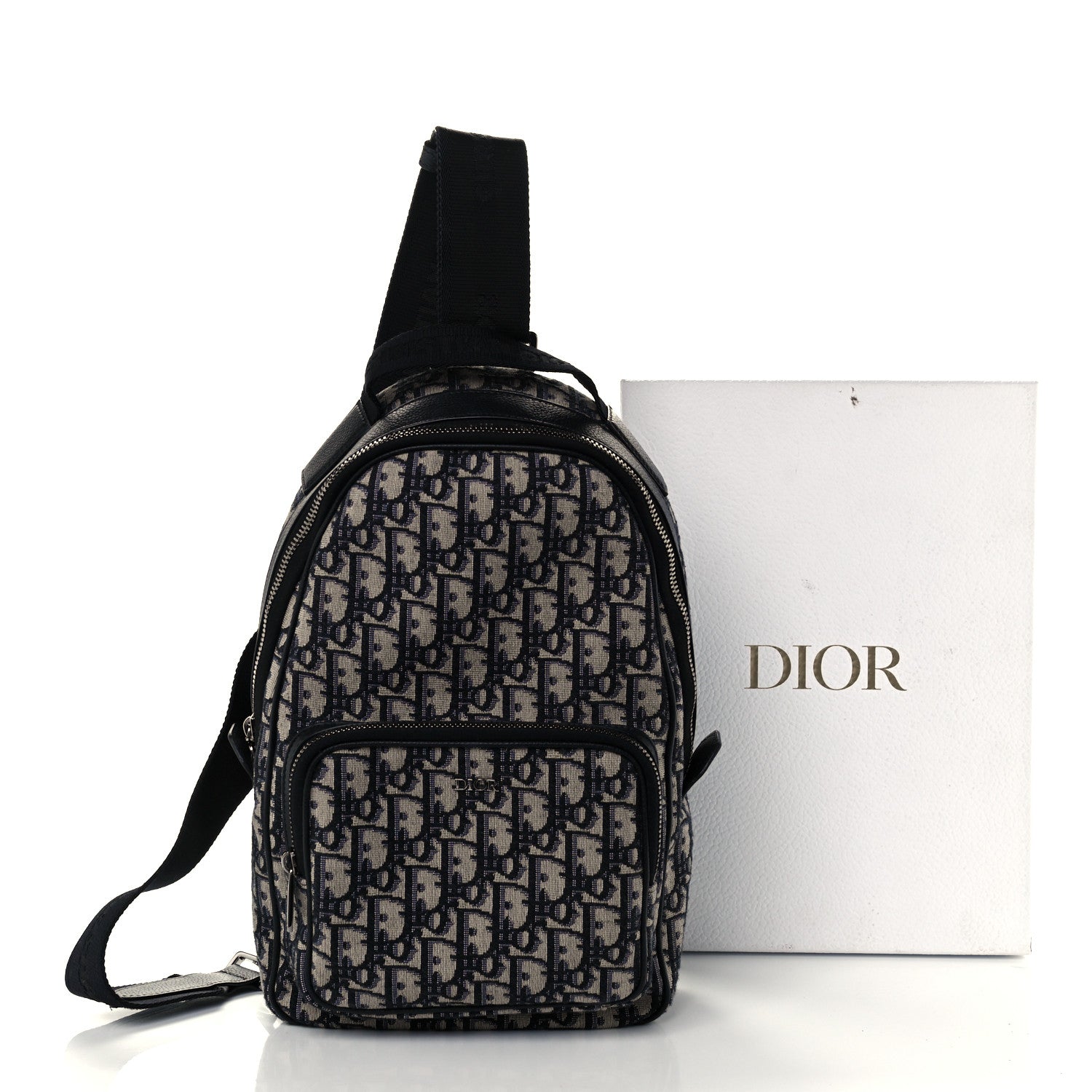Christian Dior Oblique Mini Rider Backpack Black 11 of 11