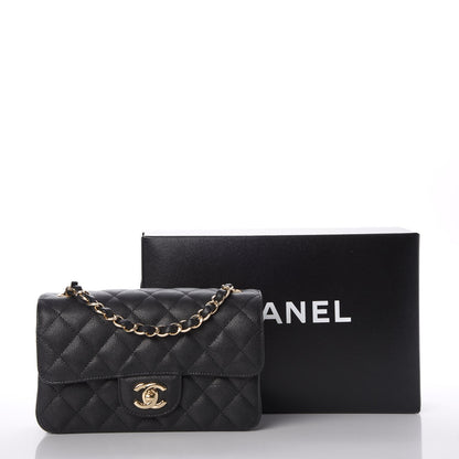 Chanel Caviar Quilted Mini Rectangular Flap Black 8 of 8
