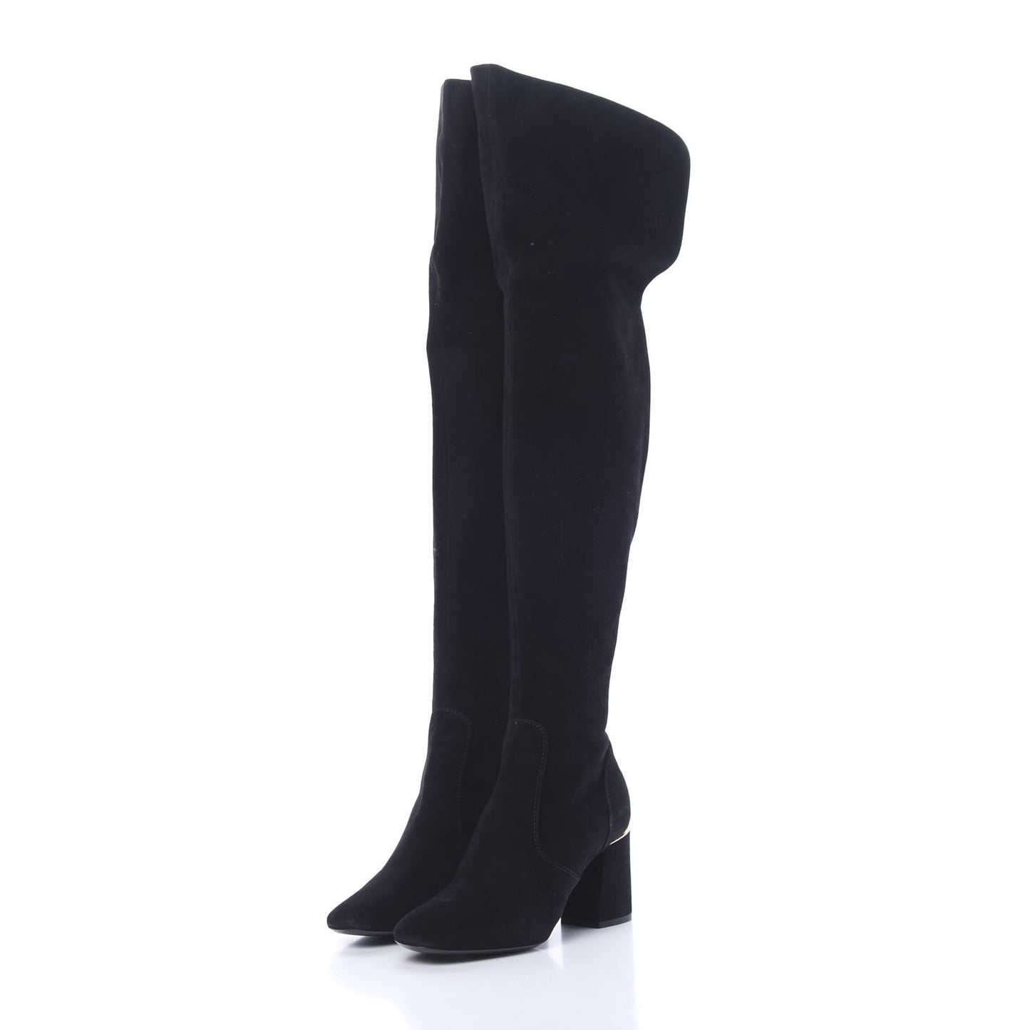 Suede Skyline Thigh High Boots 37.5 Black