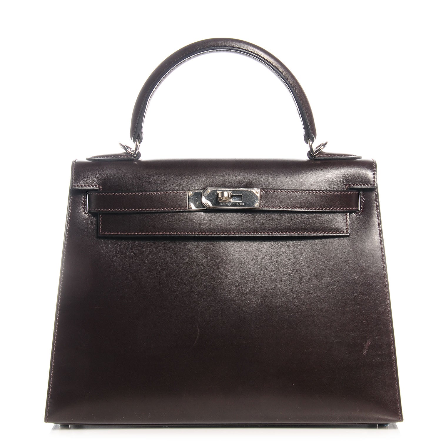 Hermes Box Kelly Sellier 28 Chocolate 1 of 20