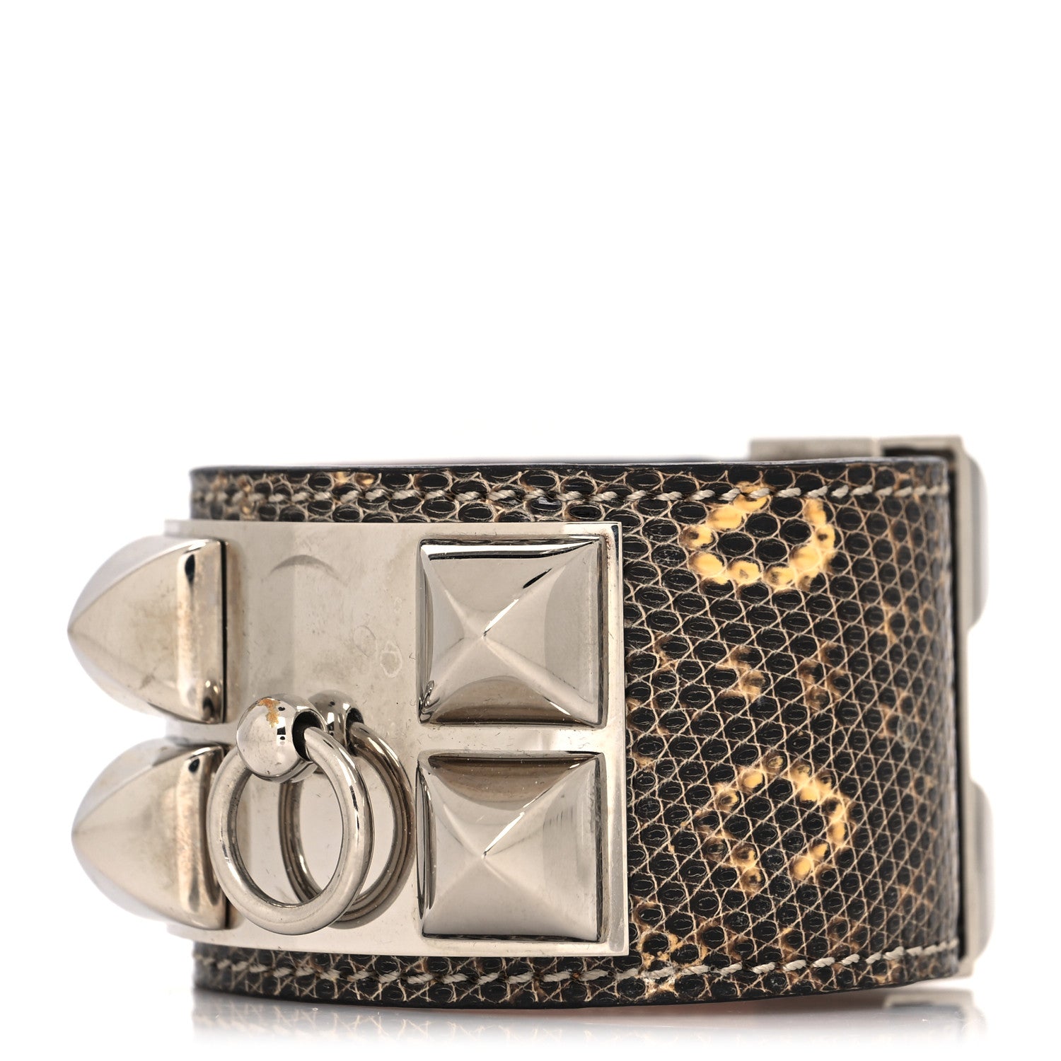 Hermes Lizard Collier De Chien CDC Bracelet L Ombre 1 of 6
