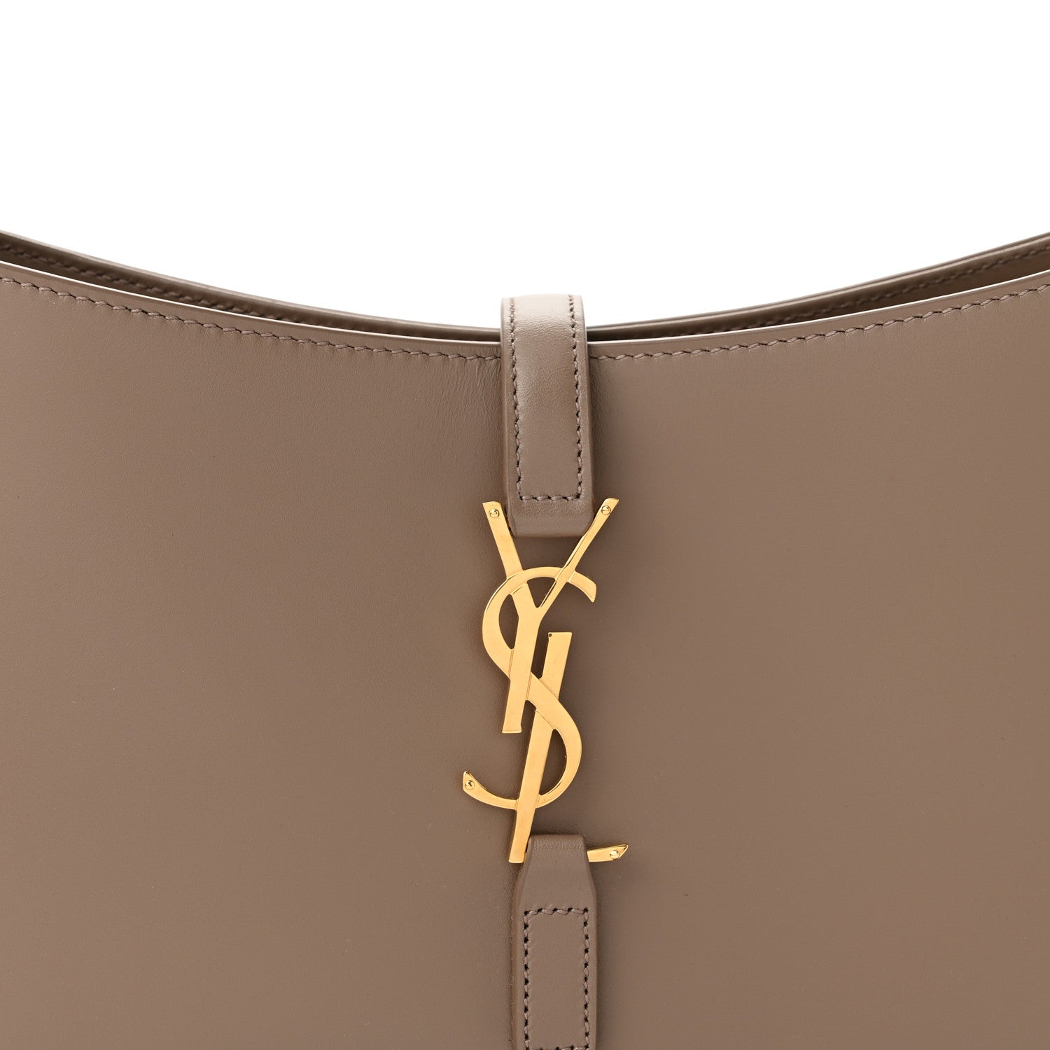 Saint Laurent Smooth Calfskin Le 5 A 7 Hobo Taupe 8 of 10
