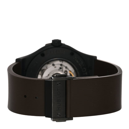 Hublot Ceramic Titanium Rubber 45mm Classic Fusion Automatic Watch Black 511.C1.1191.RX.PLP17 3 of 5