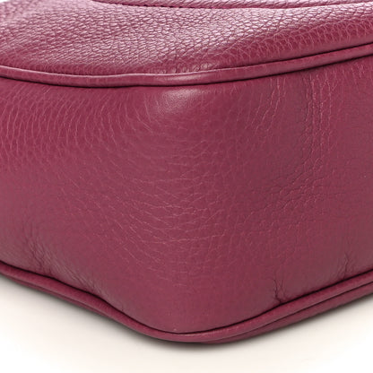 Gucci Pebbled Calfskin Small Soho Disco Bag Peonia Flower 10 of 13