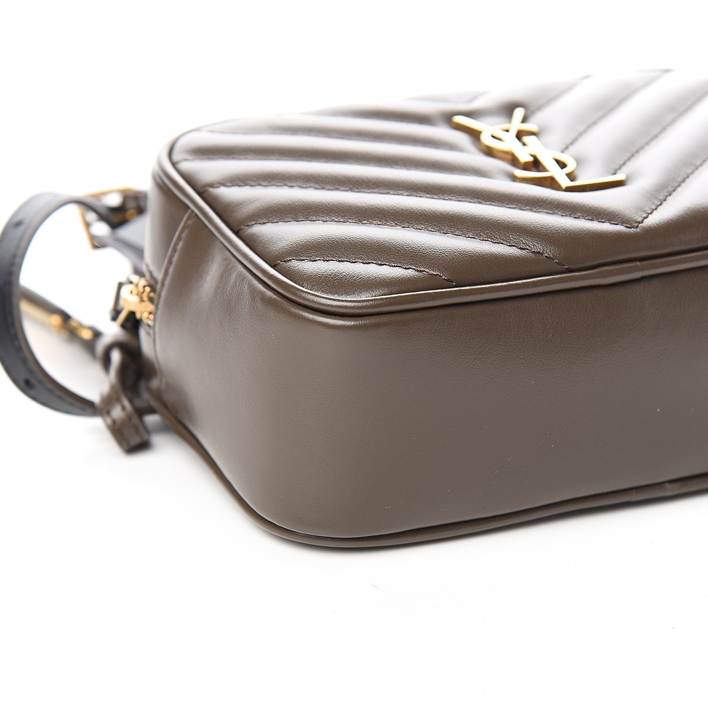 Calfskin Matelasse Monogram Lou Belt Bag Faggio