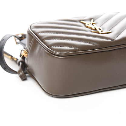 Saint Laurent Calfskin Matelasse Monogram Lou Belt Bag Faggio 8 of 9