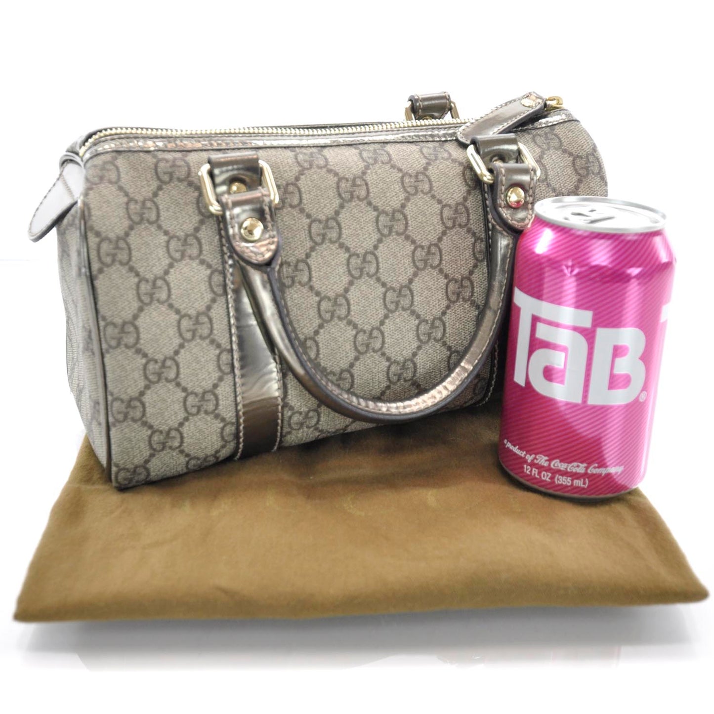 Monogram Small Joy Boston Metallic