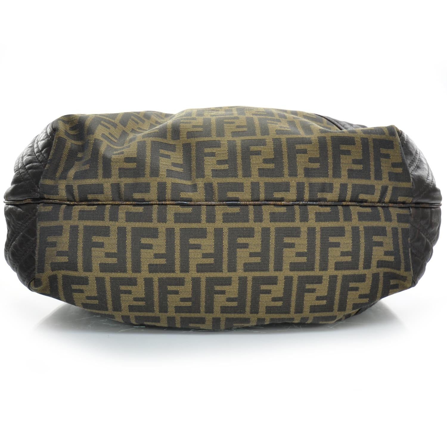 Fendi Zucca Nappa Nuvolata Vitello Tortuga Spy Tobacco Moro 5 of 9
