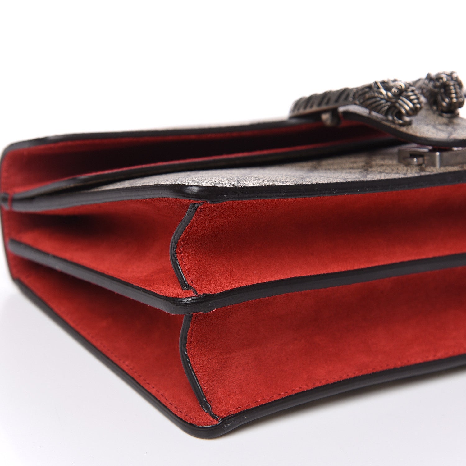 Gucci GG Supreme Monogram Small Dionysus Shoulder Bag Red 7 of 12