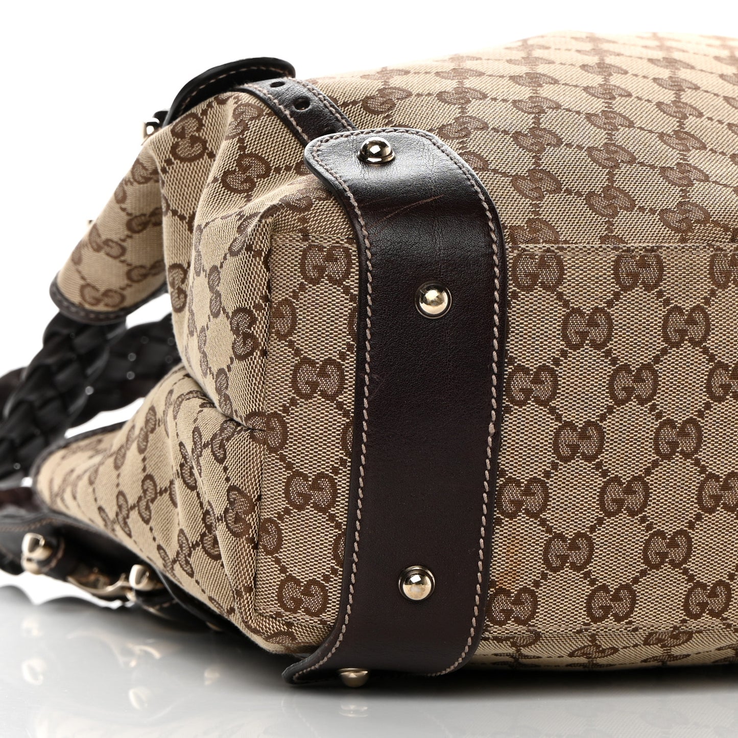 Monogram Medium Pelham Shoulder Bag Dark Brown