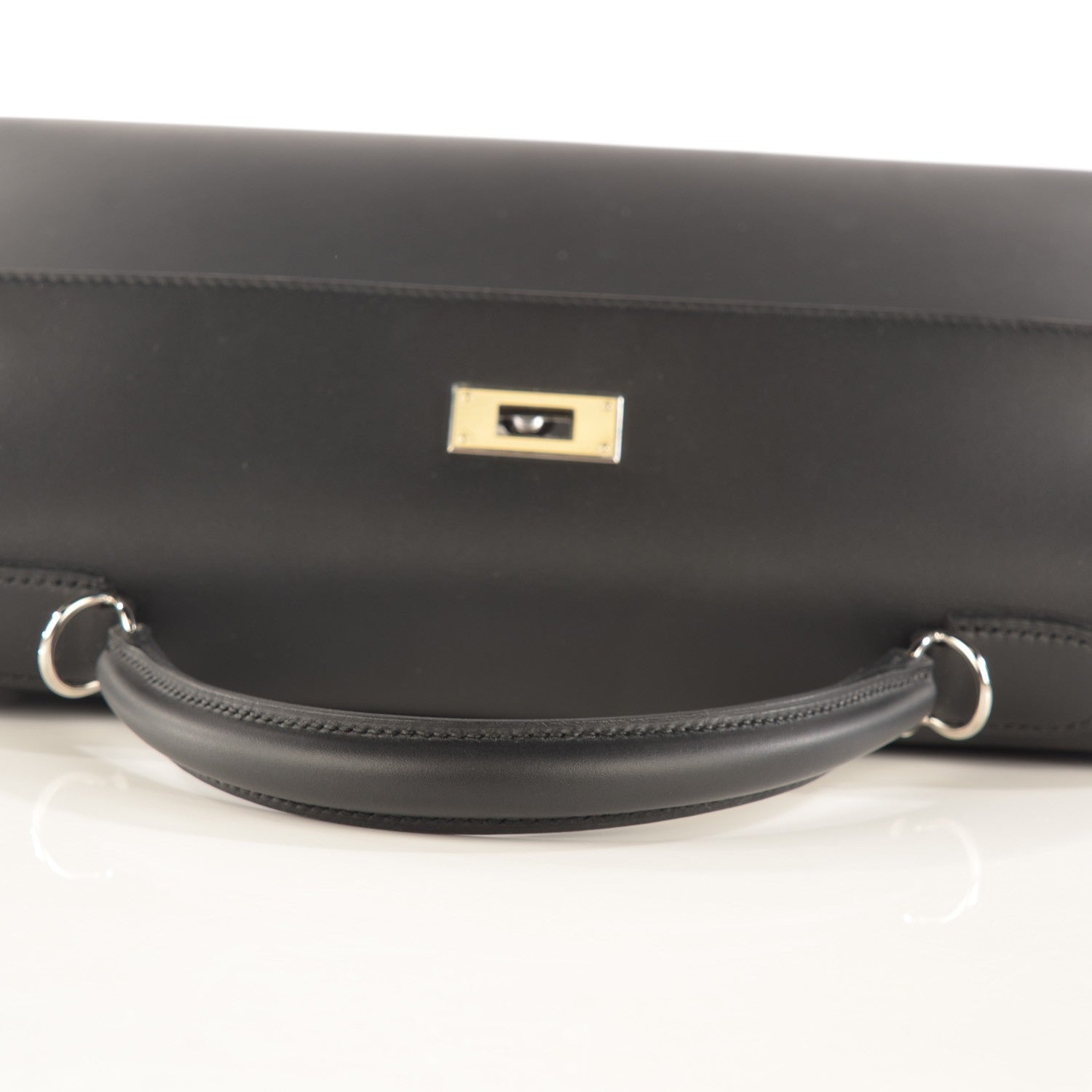 Hermes Sombrero Kelly Sellier 32 Black 8 of 19
