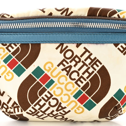 Gucci X THE NORTH FACE Econyl Nylon Belt Bag White Sky Blue 9 of 13