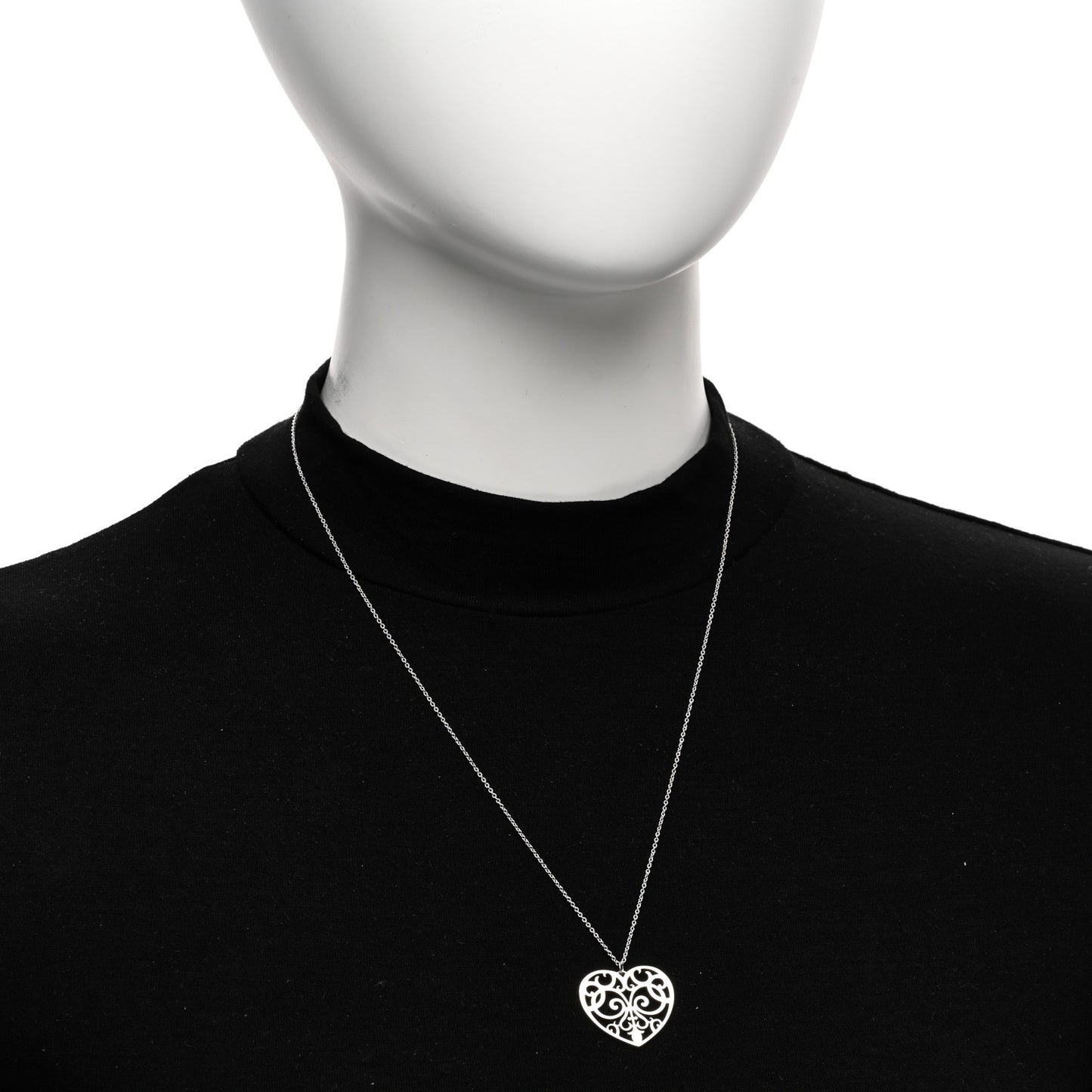 Sterling Silver Enchant Heart Pendant Necklace