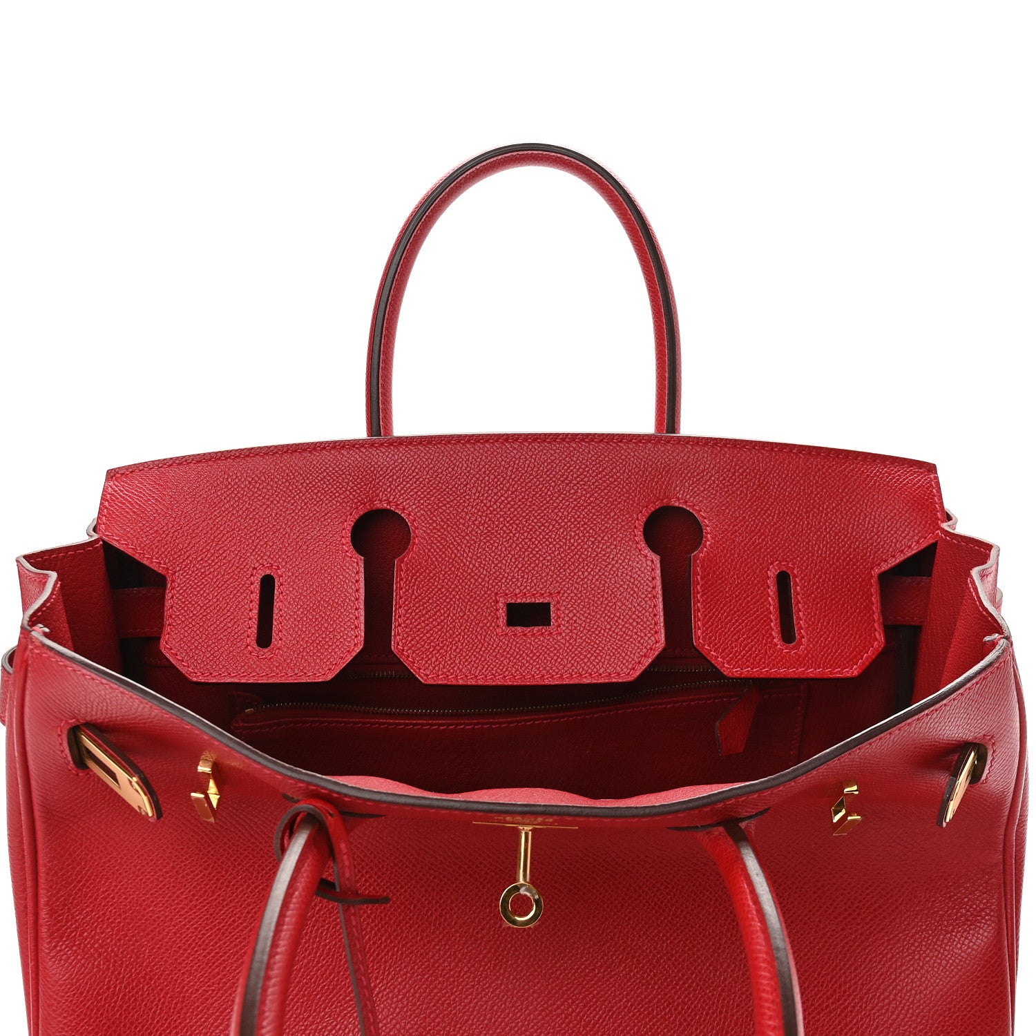 Hermes Epsom Birkin 30 Rouge Casaque 16 of 36