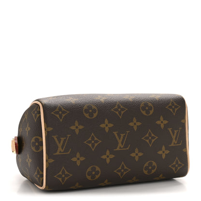 Louis Vuitton Monogram Speedy Bandouliere 20 Black 4 of 11