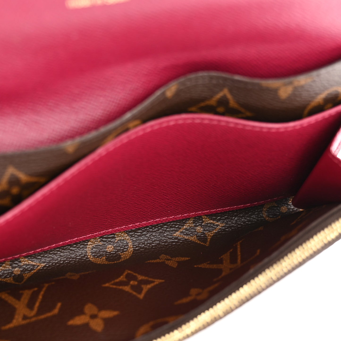Monogram Emilie Wallet Fuchsia