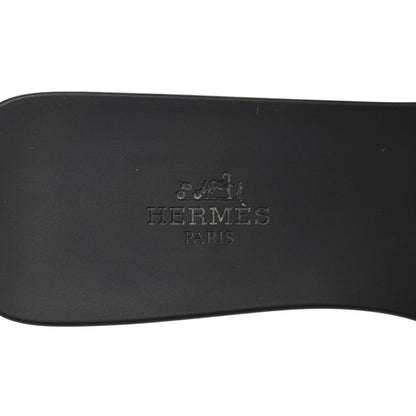 Hermes Rubber Aloha Sandals 38 Black 7 of 10