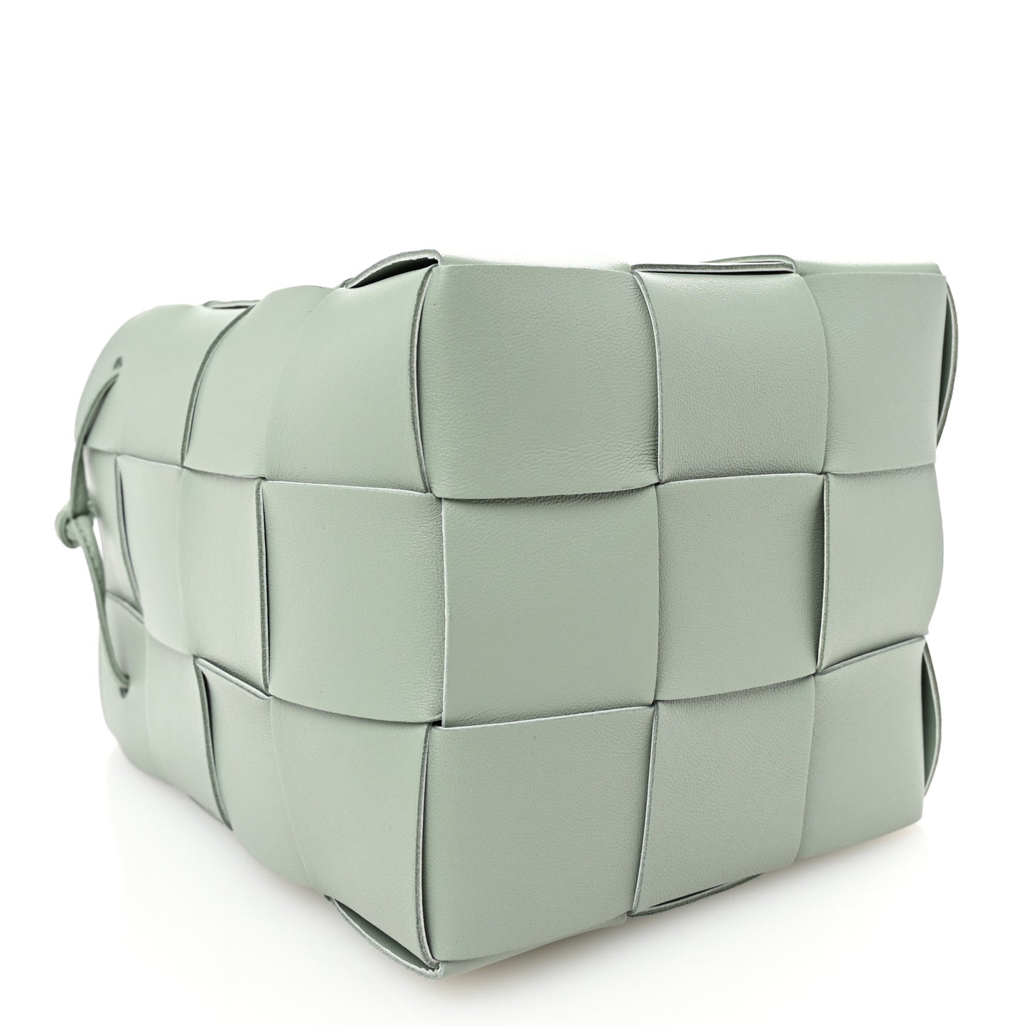 Nappa Maxi Intrecciato Small Cassette Bucket Bag New Sauge