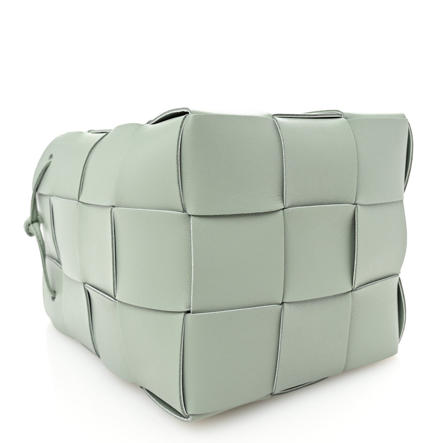Bottega Veneta Nappa Maxi Intrecciato Small Cassette Bucket Bag New Sauge 4 of 9
