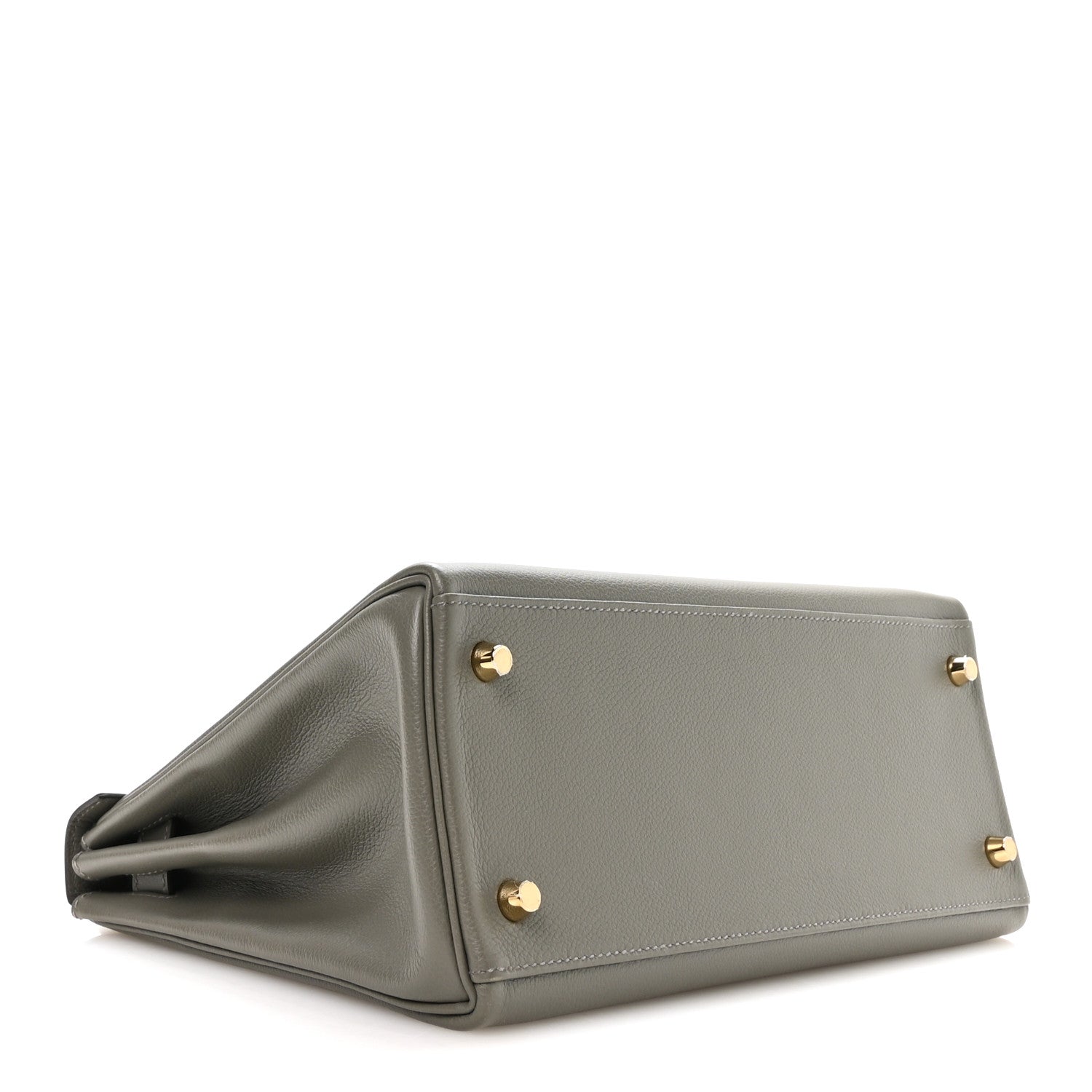 Hermes Evercolor Kelly Retourne 28 Gris Meyer 3 of 10